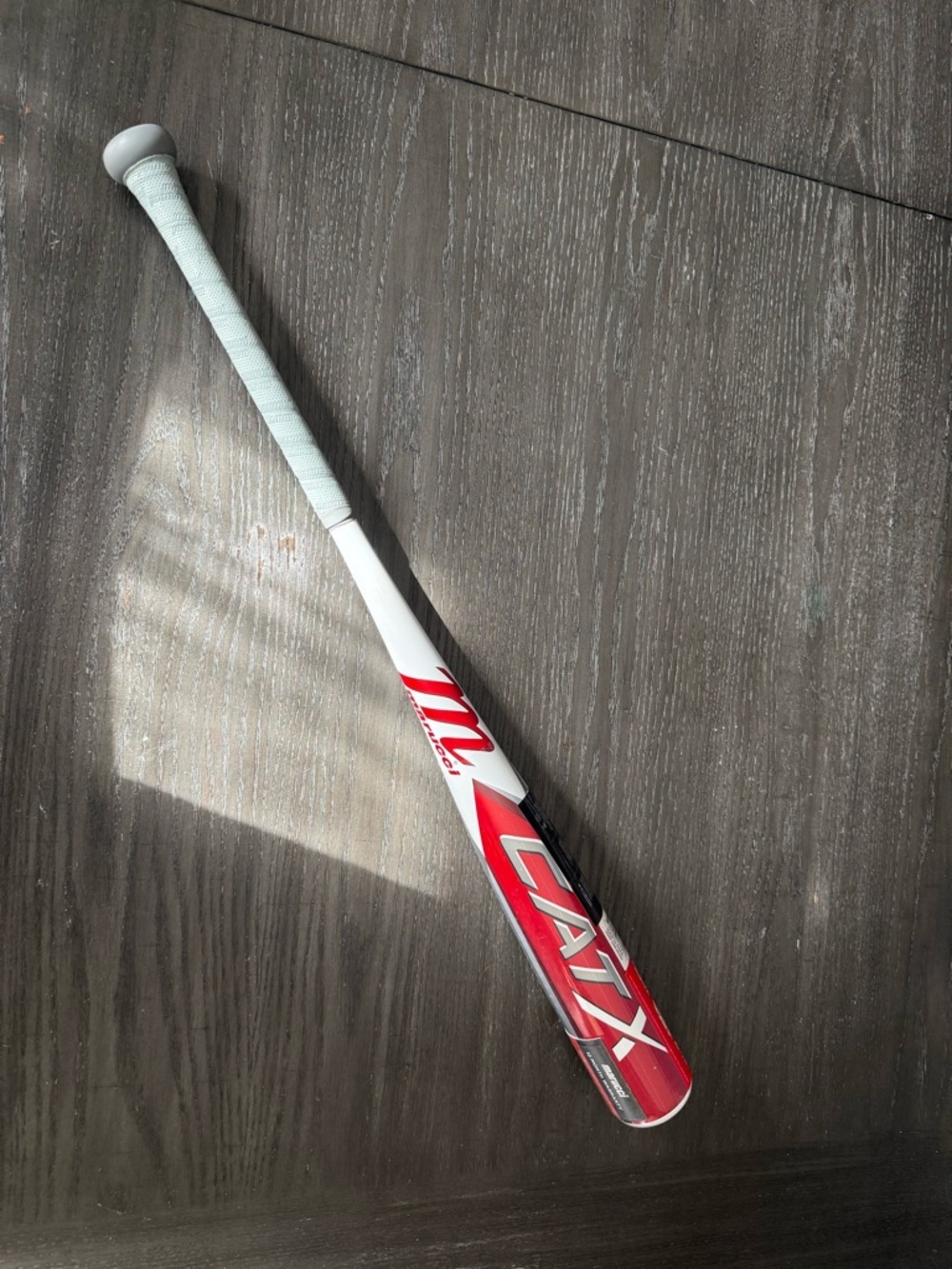 Marucci Senior Little League CAT X  Baseball Bat - Red, White. -10 oz 2 3/4”